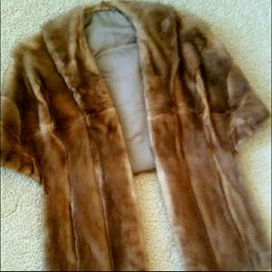 1950s vintage mink shaw